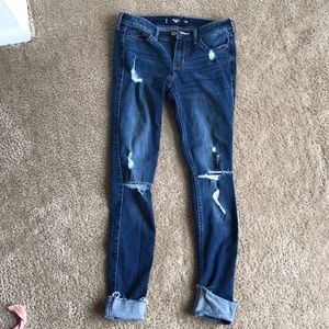 Sz 0 Hollister crop jeans